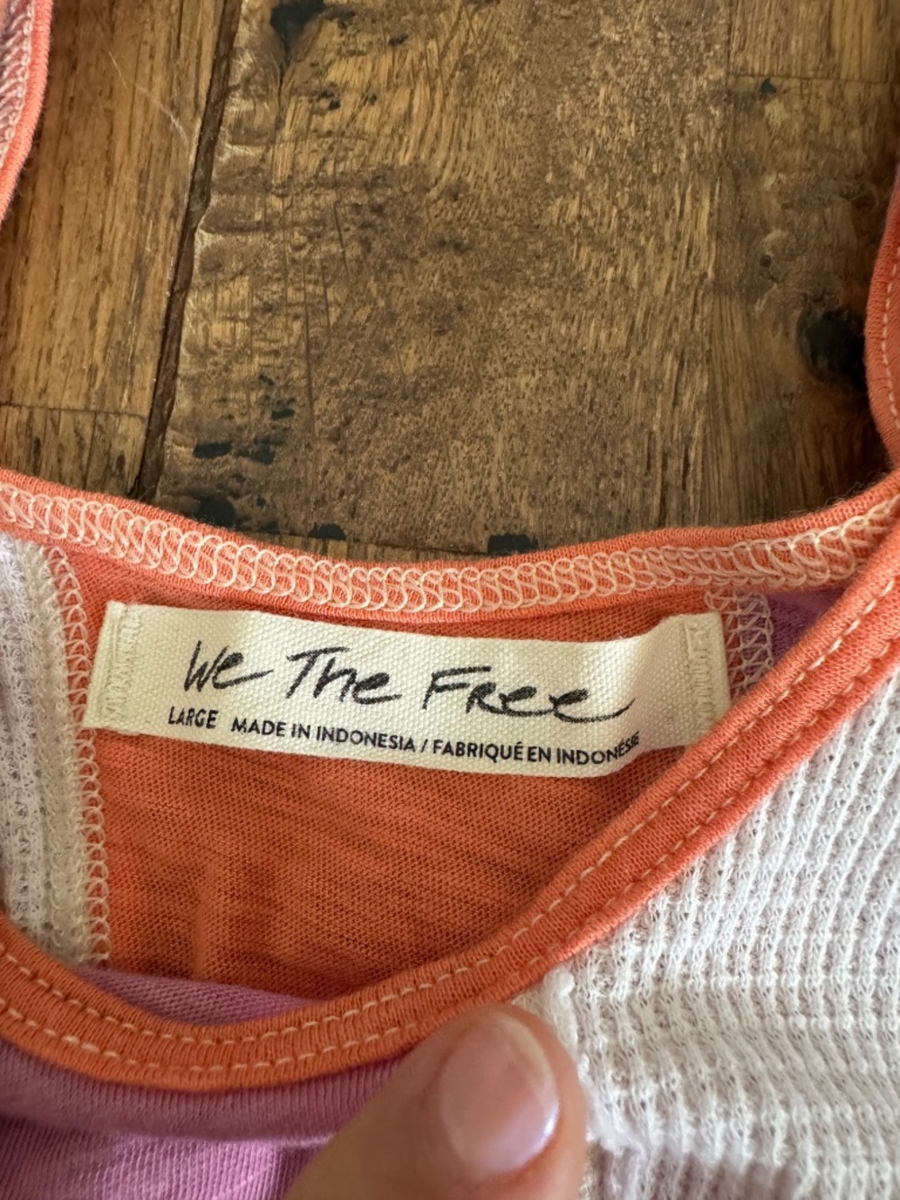 Free People We The Free Carousel Tank Tops Lot 2 Women's Size L O - Picture 5 of 11